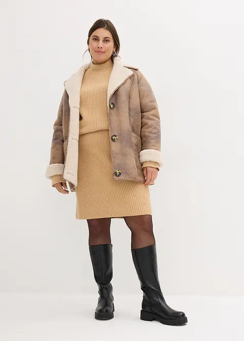 Strickrock aus reiner Baumwolle, bonprix