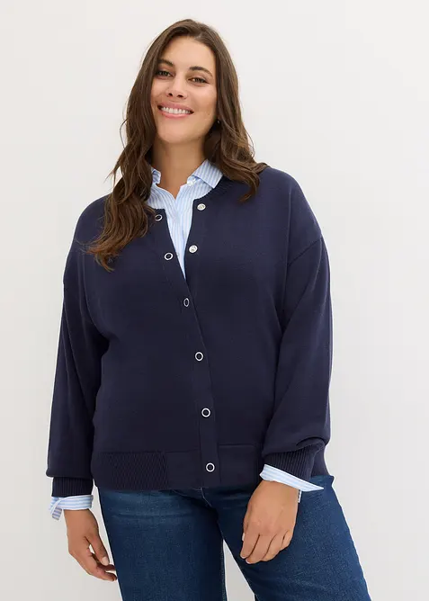 Strickjacke aus reiner Baumwolle, bonprix