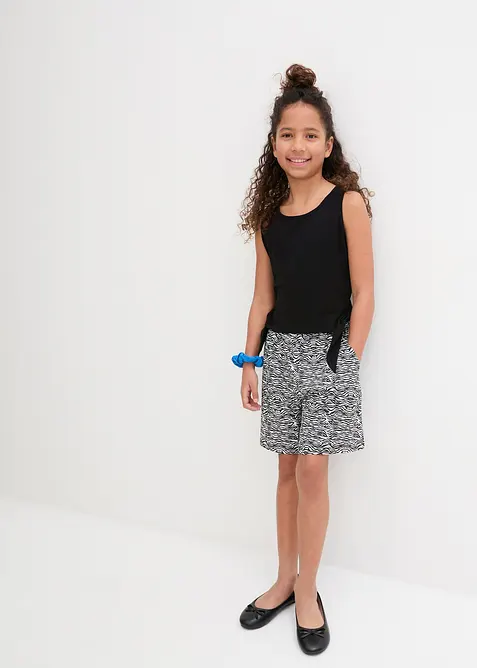 Ensemble fille top et short (ens. 2 pces.) en jersey de coton, bonprix