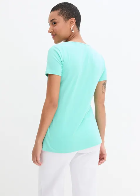 Lot de 2 T-shirts de grossesse et d&rsquo;allaitement, bonprix