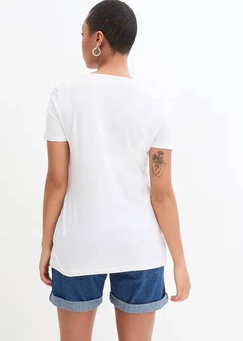 Lot de 2 T-shirts de grossesse et d&rsquo;allaitement, bonprix