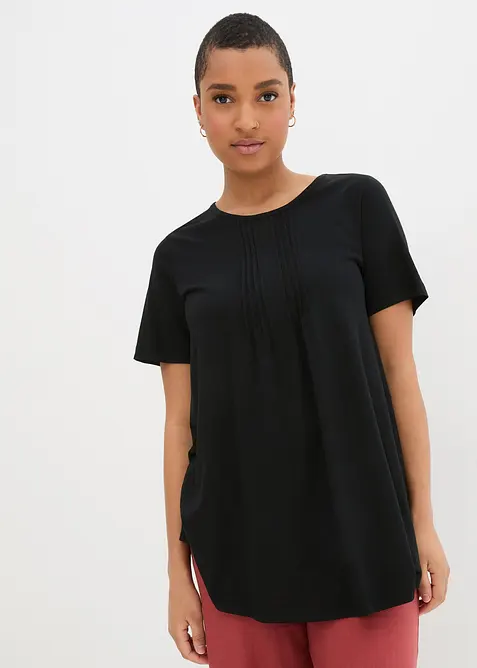 T-Shirt in A-Linien-Form, kurzarm, bonprix