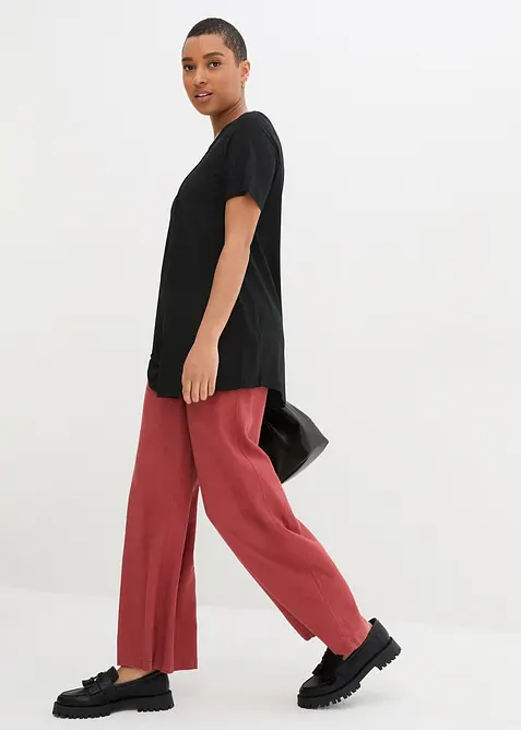 T-Shirt in A-Linien-Form, kurzarm, bonprix