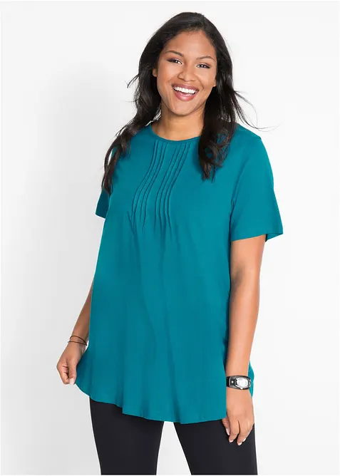 T-shirt &eacute;vas&eacute;, manches courtes, bonprix