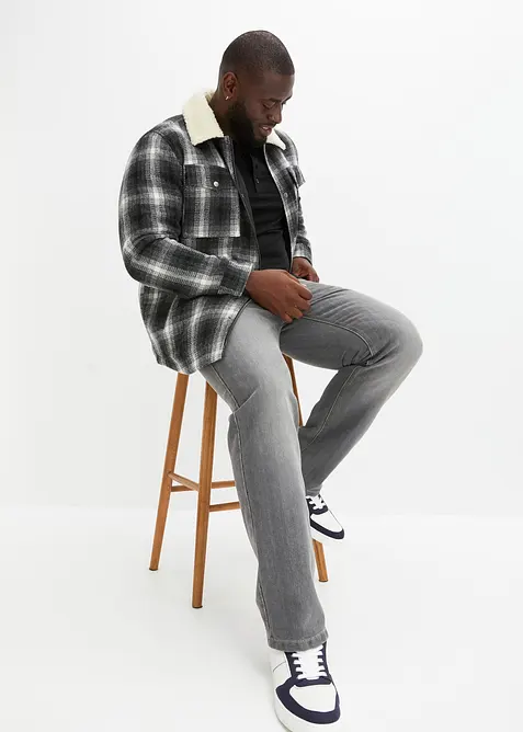 Lot de 2 T-shirts Henley confort pour le ventre, bonprix