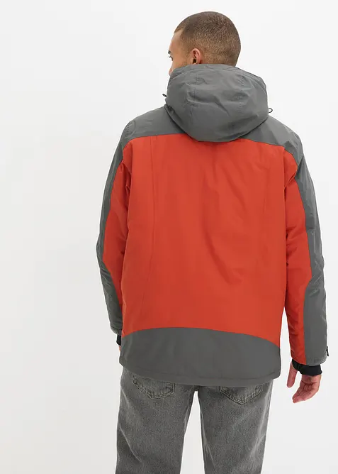 Parka imperméable en matière technique à capuche amovible, bonprix
