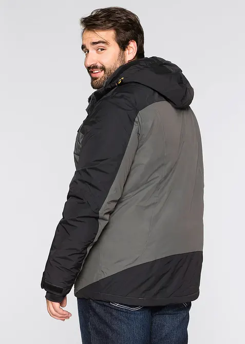 Parka imperméable en matière technique à capuche amovible, bonprix