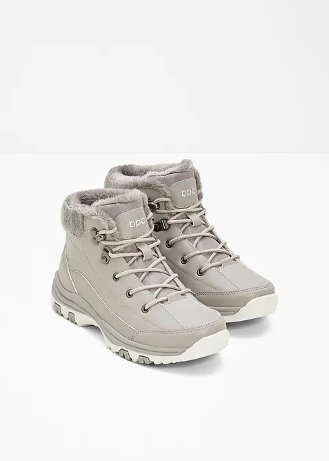 Boots fourrées à lacets, bonprix