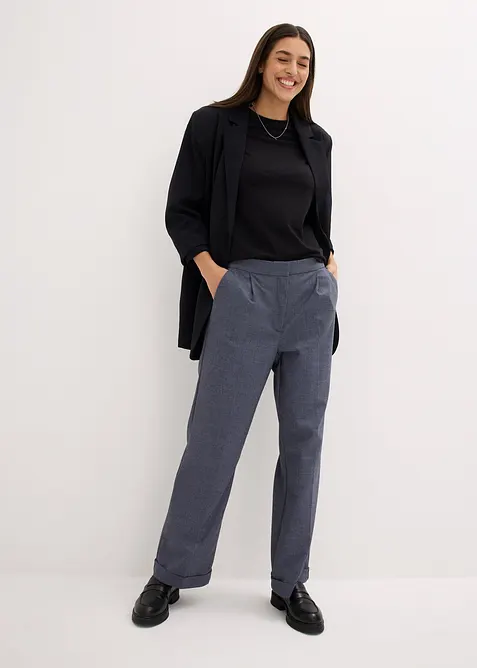 Langarmshirt mit reiner Bio-Baumwolle (2er Pack), bonprix