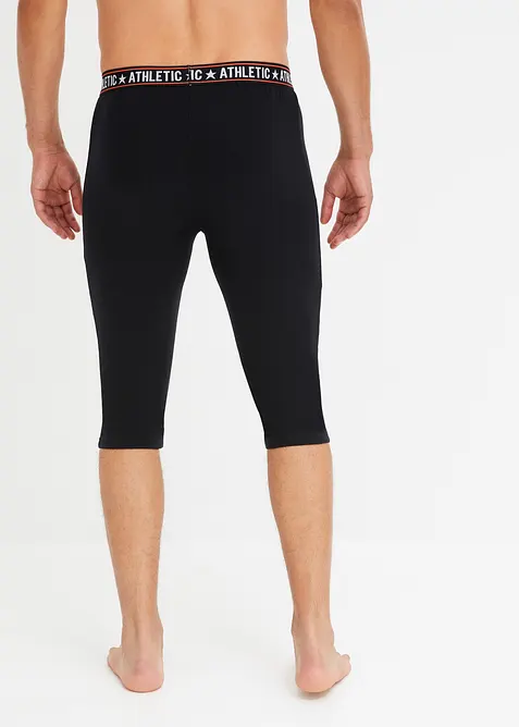 Lange Unterhose in 3/4 Länge mit Baumwolle (2er Pack), bonprix