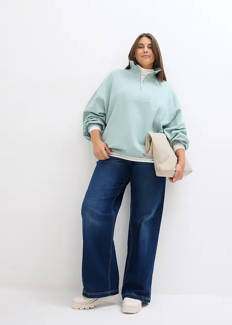 Sweat oversize en coton, bonprix