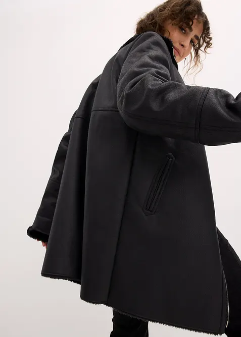 Lammfellimitat-Jacke, bonprix