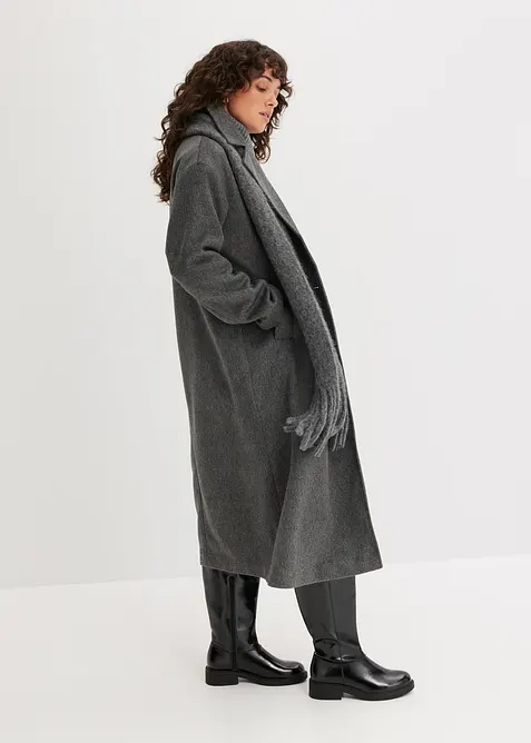 Manteau croisé oversize, bonprix