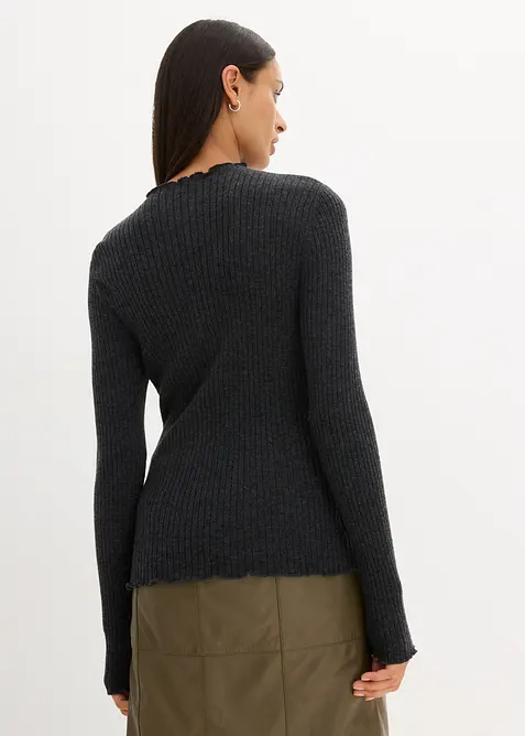 Pull en laine m&eacute;rinos, bonprix