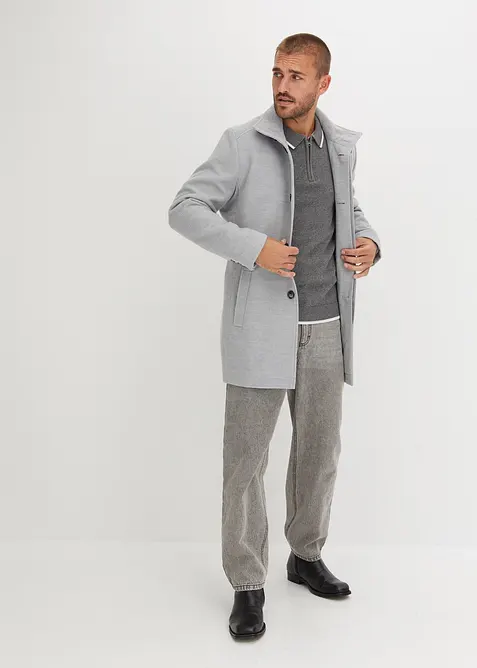 Polo Pullover mit recycelter Baumwolle, bonprix