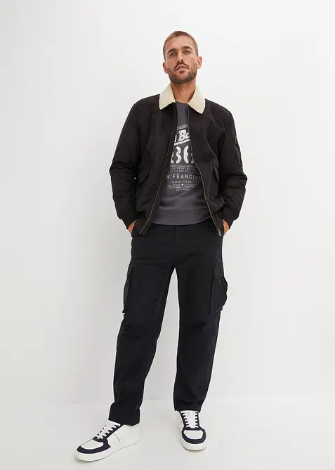 Sweat doux en coton mélangé, bonprix