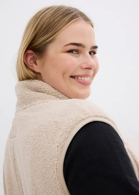 Teddy-Fleece Weste, bonprix
