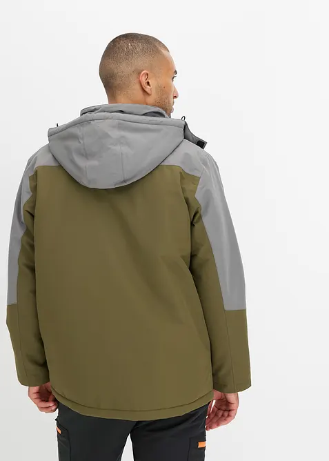 Parka d’hiver imperméable à capuche amovible, bonprix