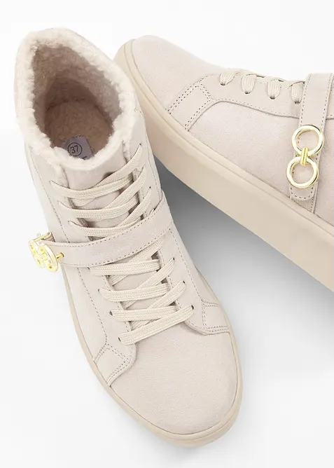 Boots fourrées à lacets, bonprix