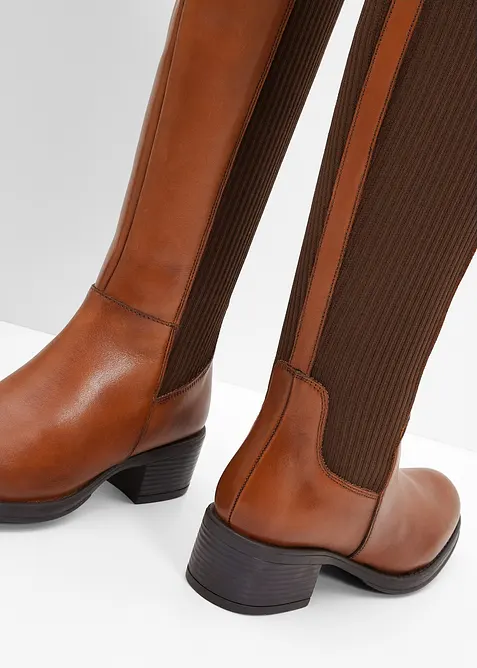 Stiefel aus Leder, bonprix