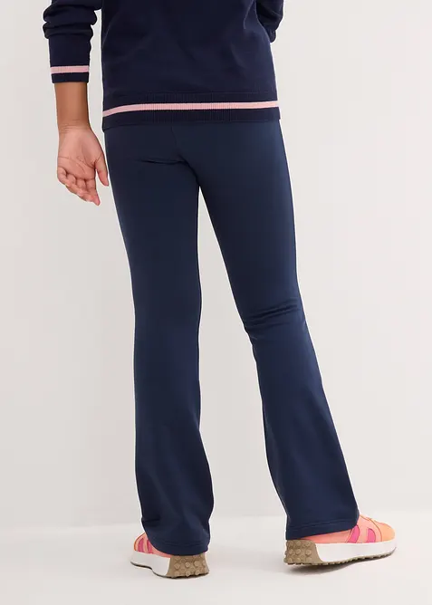 Ausgestellte Jerseyhose mit angerauter Innenseite, bonprix