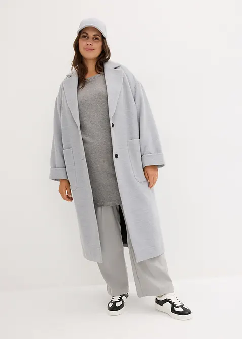 Long-Feinstrickpullover mit Seitenschlitzen aus Viskose-Mix, bonprix