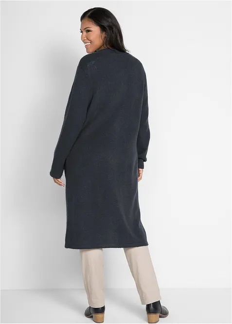 Strickmantel mit aufgesetzten Taschen, bonprix