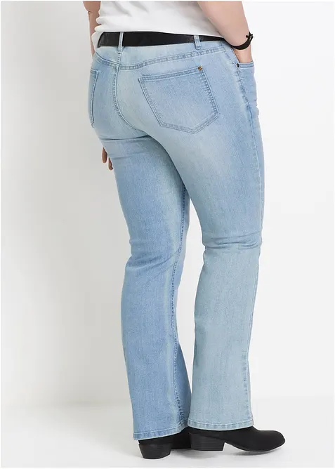 Bootcut Jeans Mid Waist, Komfort-Stretch, bonprix