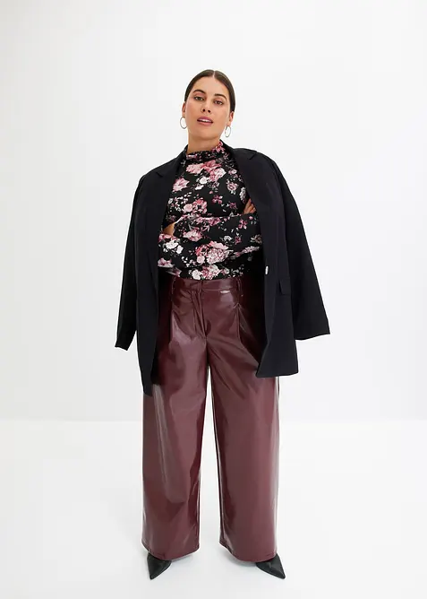 T-shirt manches longues en viscose douce et extensible, bonprix