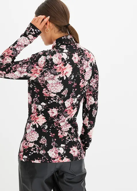 Langarmshirt aus softem Viskose-Mix, bonprix