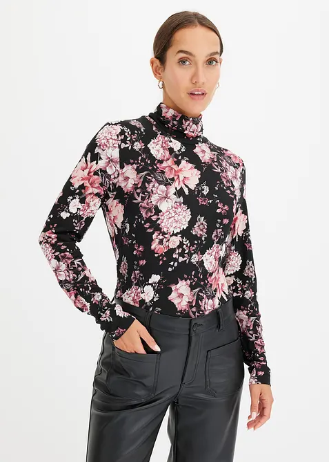 Langarmshirt aus softem Viskose-Mix, bonprix