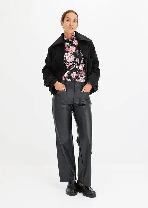 Langarmshirt aus softem Viskose-Mix, bonprix