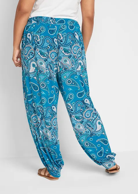 Jersey-Haremshose aus fließendem Viskose-Mix, bonprix