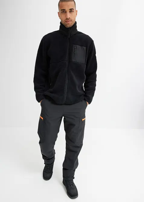 Teddy-Fleece Jacke, bonprix