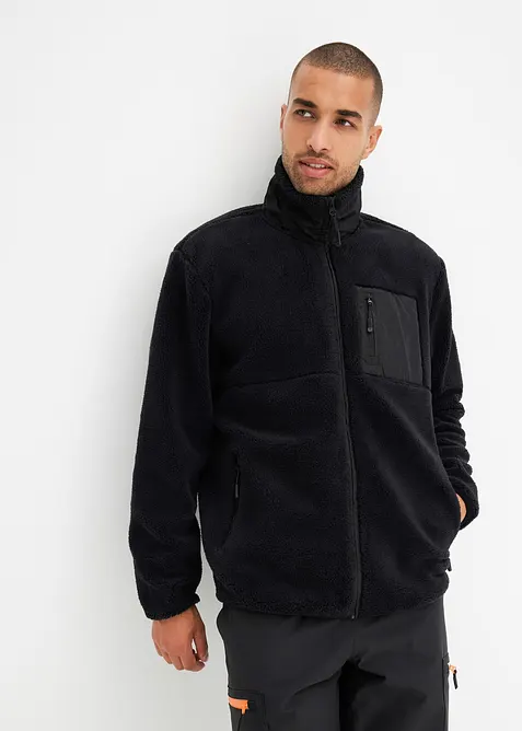 Teddy-Fleece Jacke, bonprix