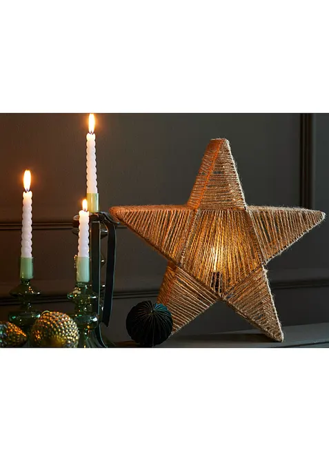 Lot de 6 bougies torsad&eacute;es, bonprix