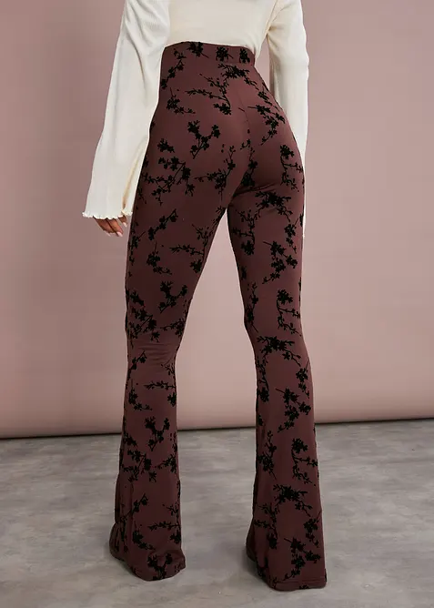Legging évasé doux, bonprix