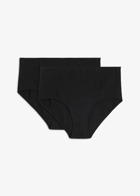 Lot de 2 culottes menstruelles Maxi, flux moyen, bonprix