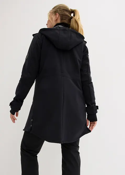Super Stretch Softshell-Parka, wasserabweisend, bonprix