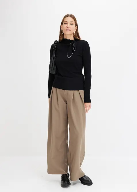 Feinstrickpullover mit Schleifendetail, bonprix