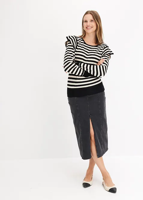 Feinstrickpullover aus softem Viskose-Mix, bonprix