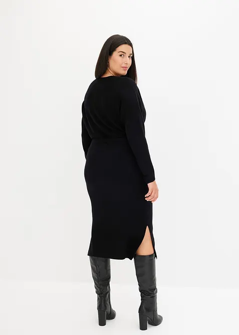 Robe pull fluide en viscose mélangée, bonprix