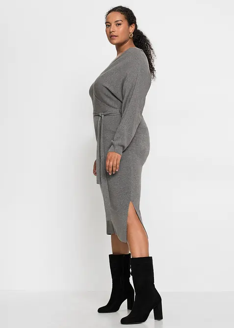 Robe pull fluide en viscose mélangée, bonprix