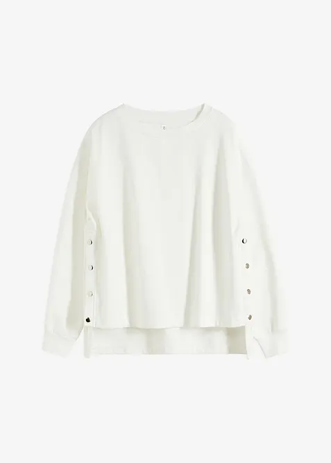 Sweat oversize 100% coton, bonprix