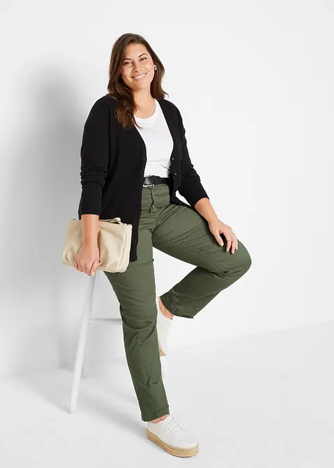 Feinstrickjacke mit Knopfleiste, bonprix