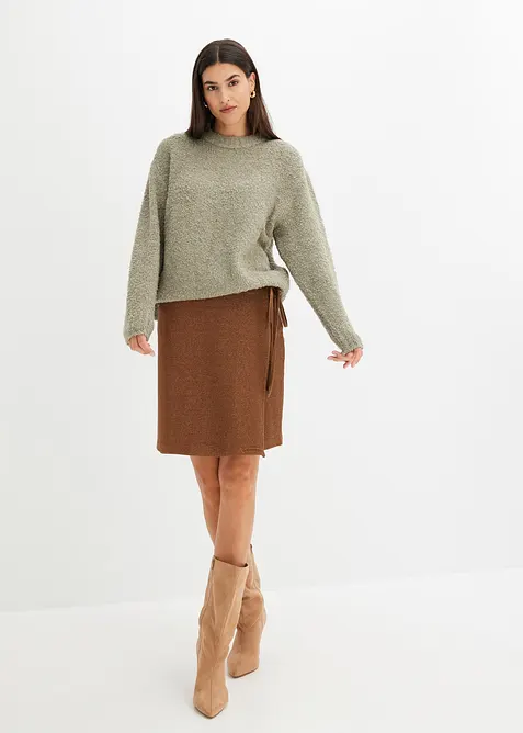 Oversize-Pullover aus Flauschgarn, bonprix