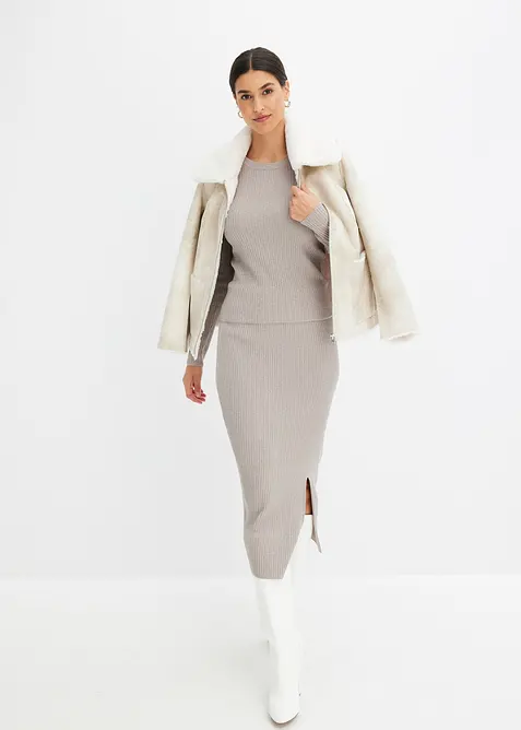 Strickrock aus softem Viskose-Mix, bonprix