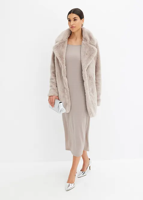 Manteau en peluche, bonprix