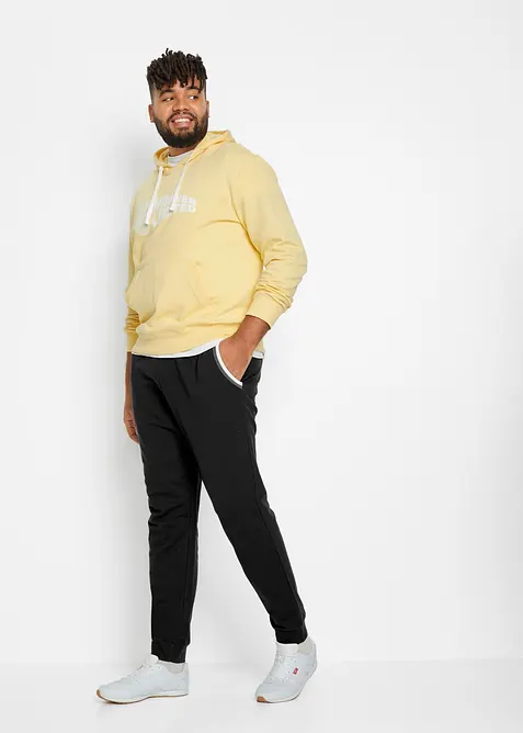 Jogginghose mit Kontrastdetails aus reiner Baumwolle, bonprix
