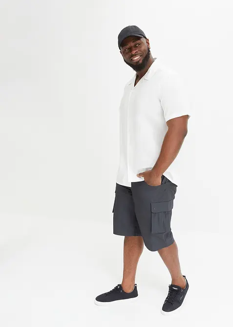 Cargo-Bermuda aus reiner Baumwolle, Relaxed Fit, bonprix